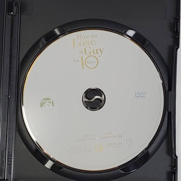 How to Lose a Guy in 10 Days (DVD) Deluxe Edition Comedy Romance - Picture 2 of 3
